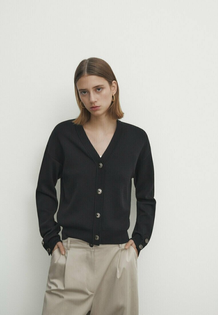 

Кардиган Massimo Dutti, черный