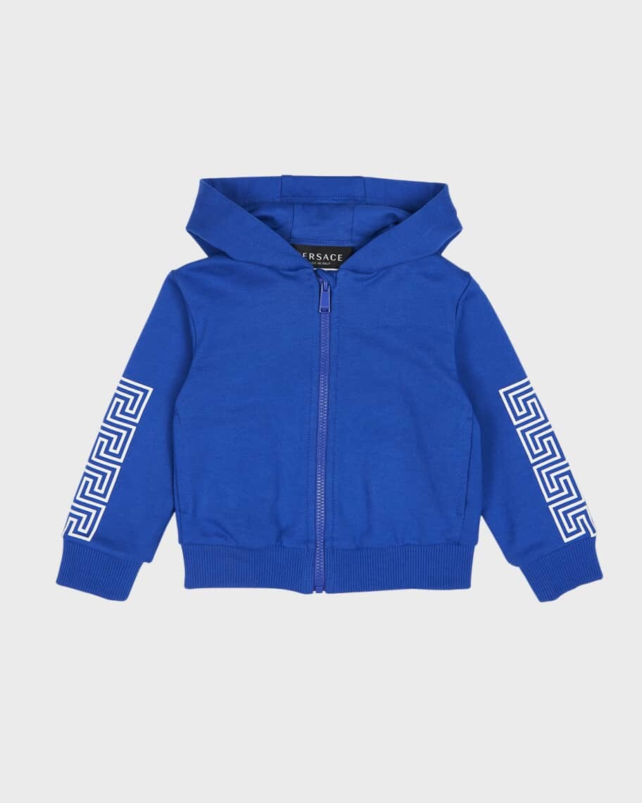 

Толстовка с капюшоном Greca-Trim для мальчика, размер 12M-3 Versace