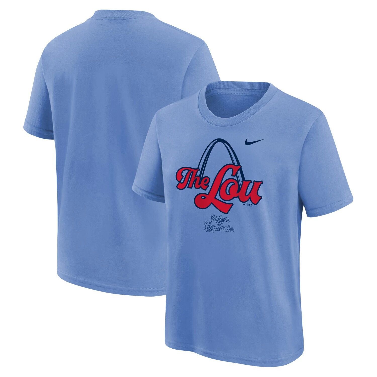 

Голубая молодежная футболка Nike St. Louis Cardinals Local Nike