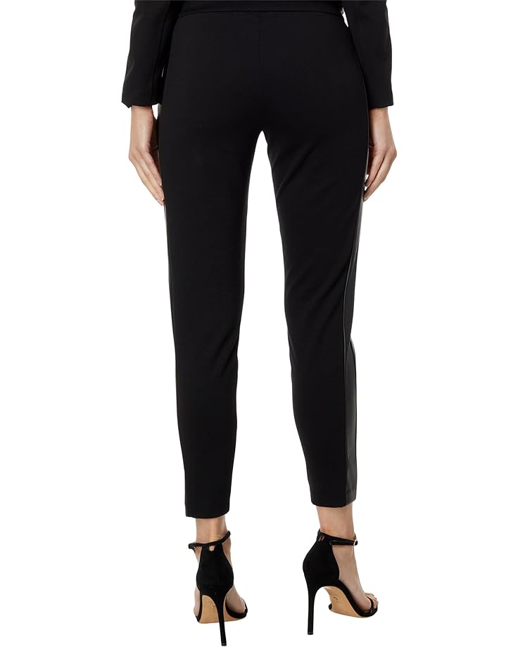 

Брюки Michael Kors Petite Zip Front Leather Leggings, черный