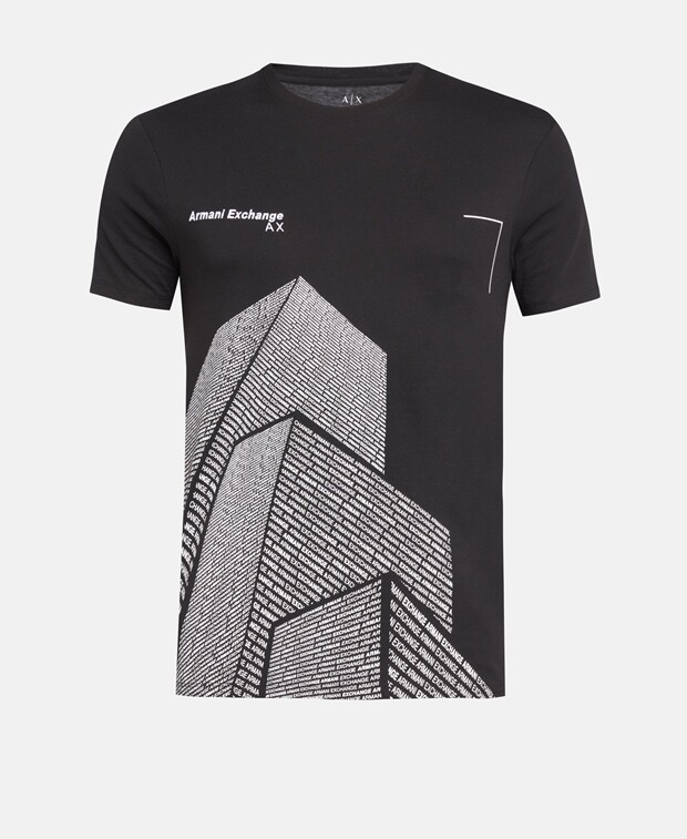 

Футболка Armani Exchange, черный