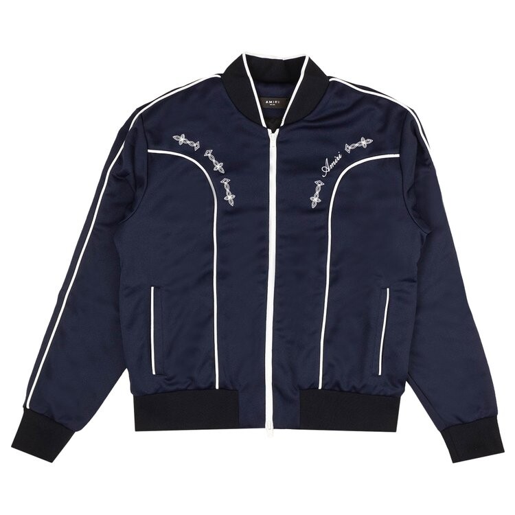 

Куртка Amiri Piped Track 'Navy Blue', синий