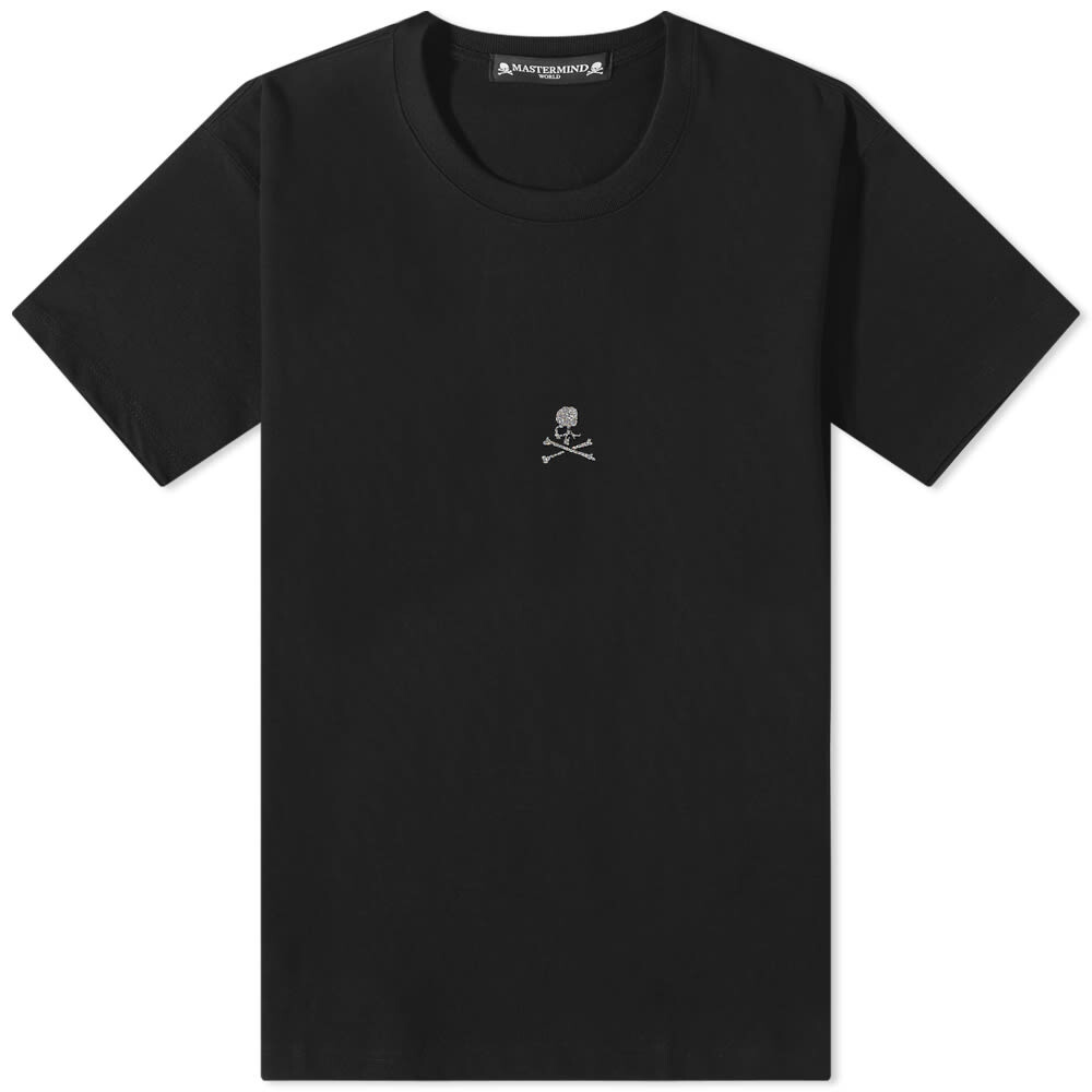 

Футболка с логотипом Mastermind world из стеклянных бусин, черный