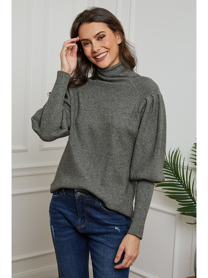

Свитер Joséfine Rollkragen Beta, цвет Khaki/Grau