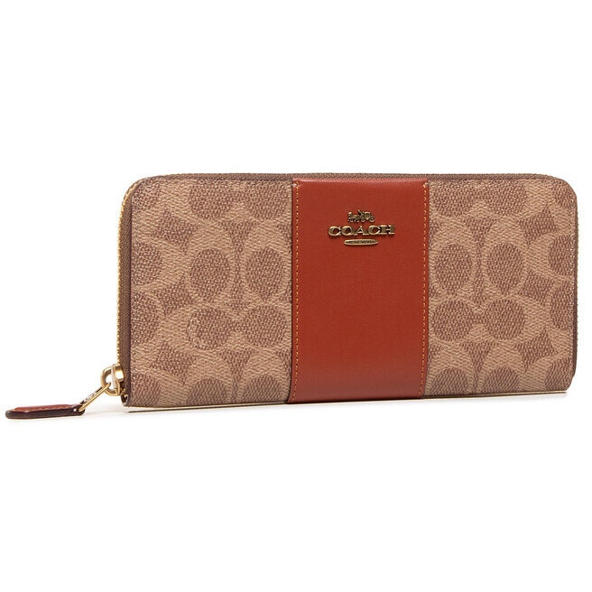 

Кошелек Coach ClrblkCtd Cnv, коричневый
