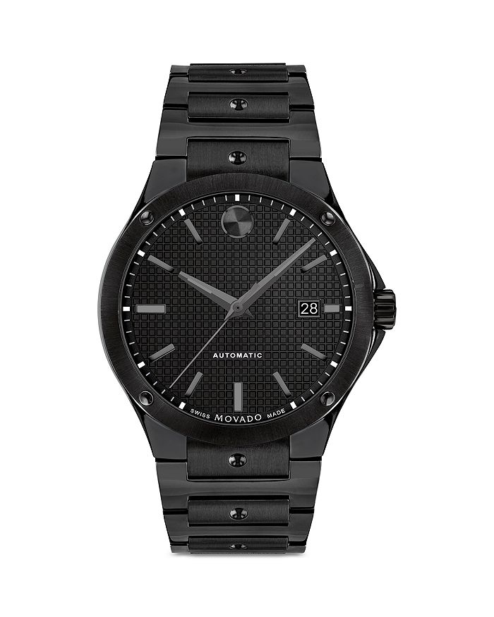 

Мовадо Автоматические часы, 41 мм Movado, черный