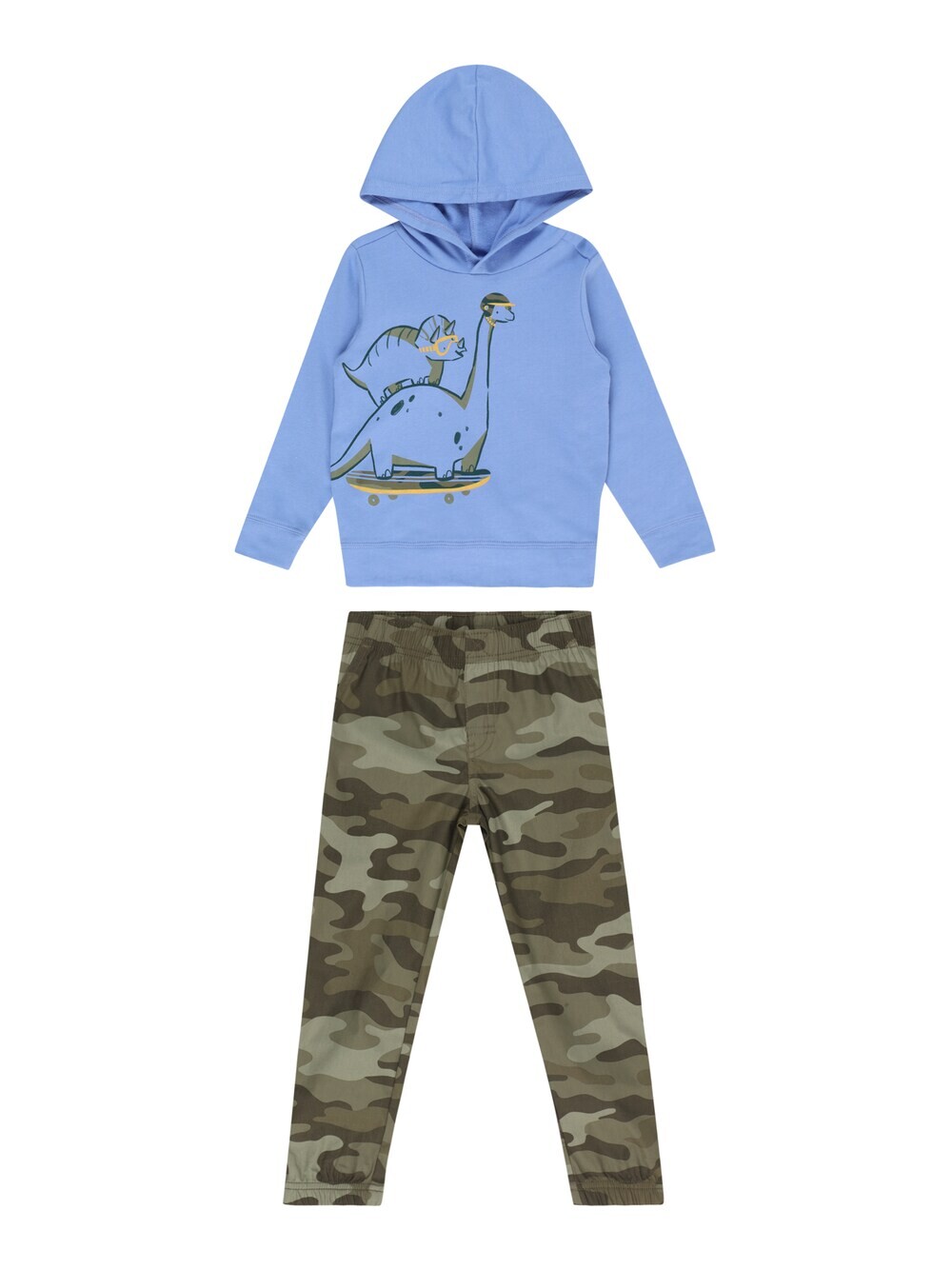 

Тренировочный костюм Carters, голубой/хаки/оливковый