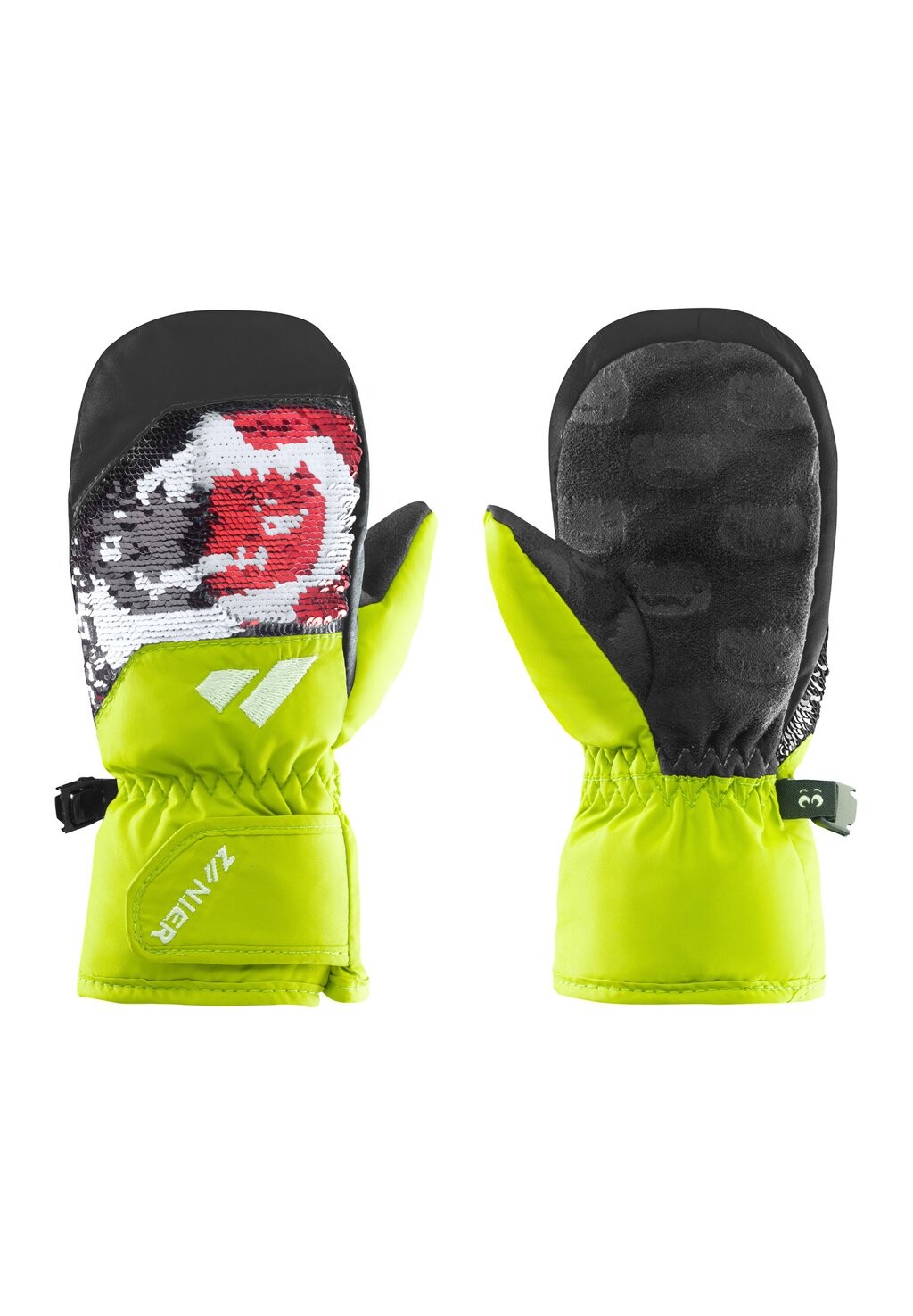 

Варежки Grumpy Stx Zanier, цвет lime schwarz