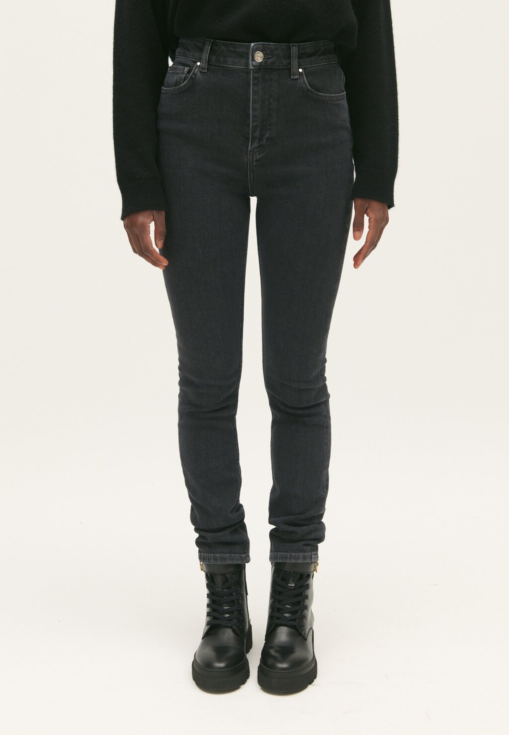 

Джинсы узкого кроя Powereco Claudie Pierlot, цвет denim anthracite