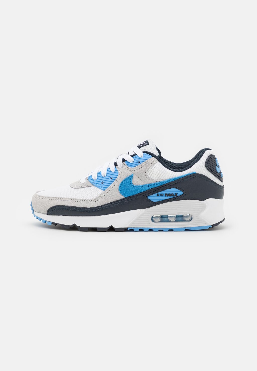 

Кроссовки Nike Air Max 90, белый / университетский синий