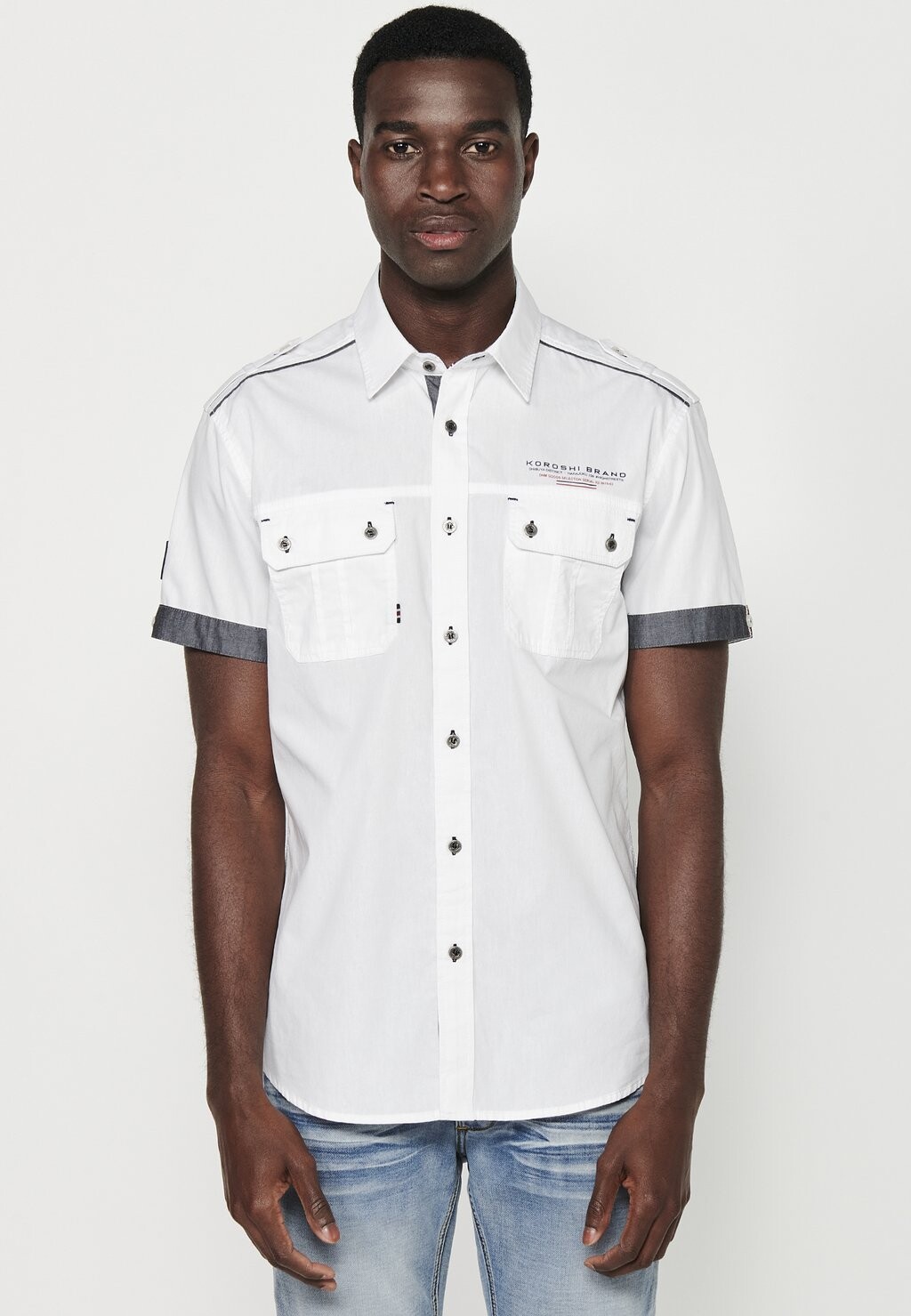 

Рубашка SHORT SLEEVE Koroshi, белый