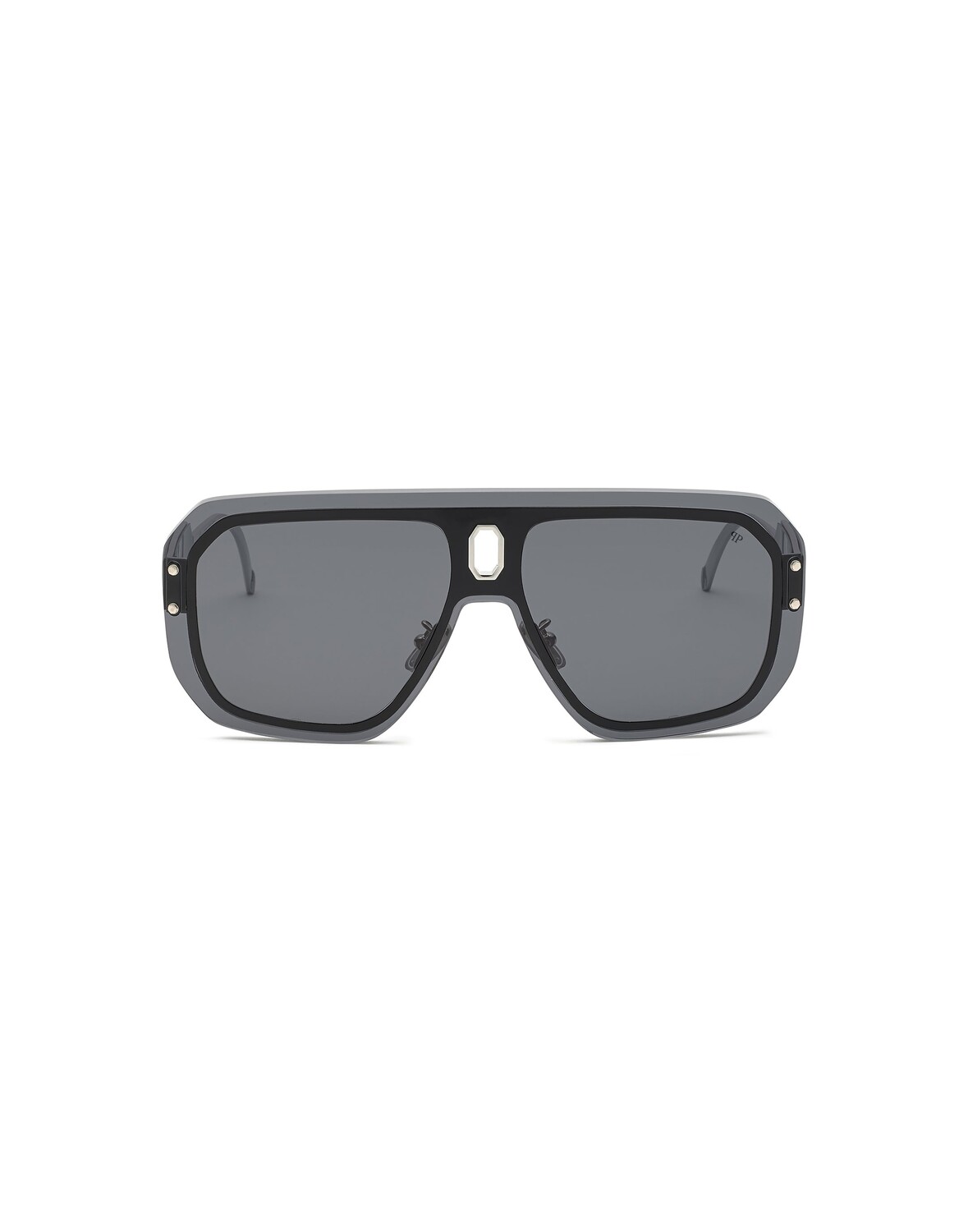 

Солнцезащитные очки Oversize PLEIN ADVENTURE MASK Philipp Plein, цвет Black / Black
