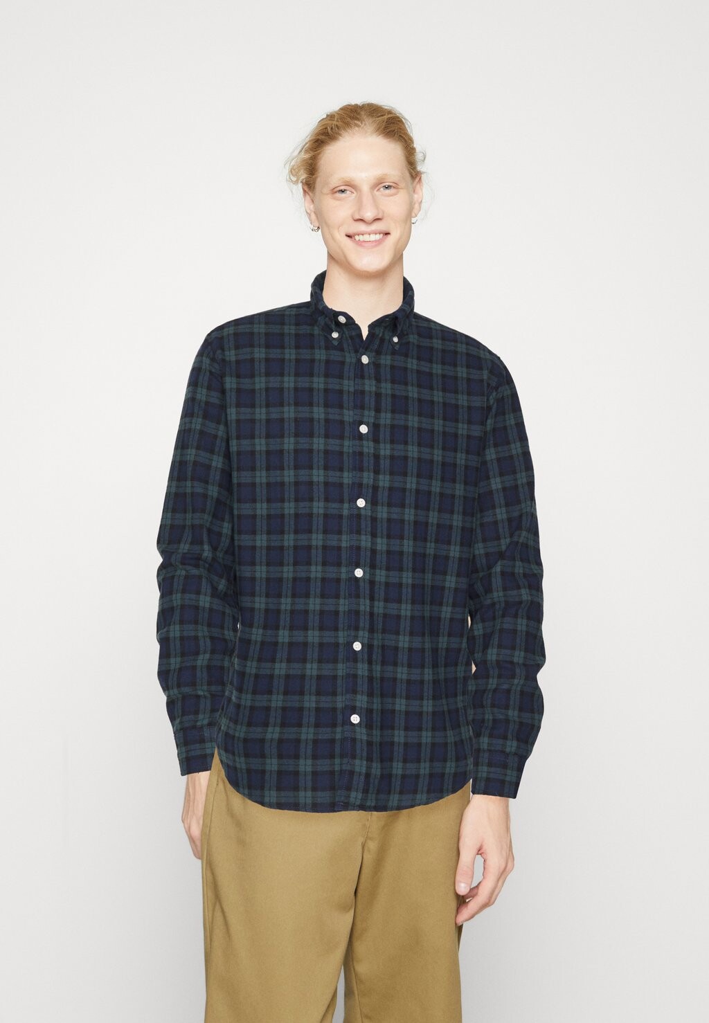 

Рубашка JORCOZY CHECK SHIRT Jack & Jones, темно-синий пиджак