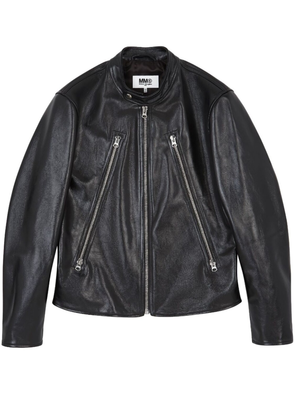 

MM6 Maison Margiela байкерская куртка, черный