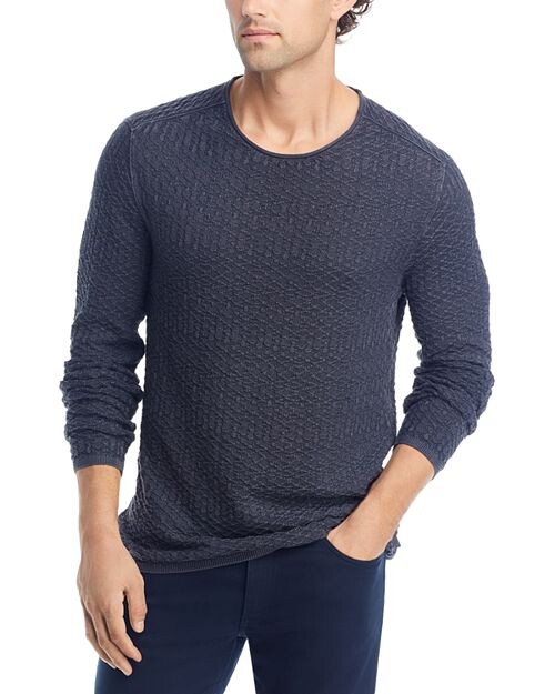 

Хлопковая футболка с карманами и длинными рукавами Sid John Varvatos, цвет Gray