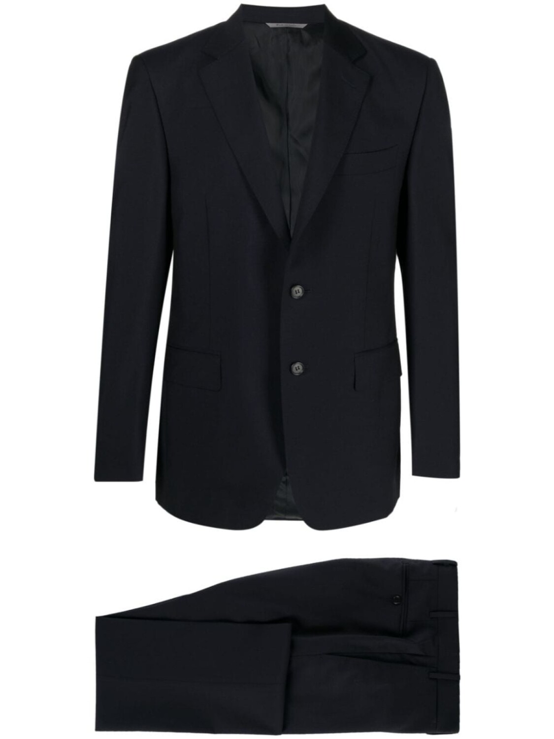 

Canali костюм-двойка с однобортным пиджаком, синий