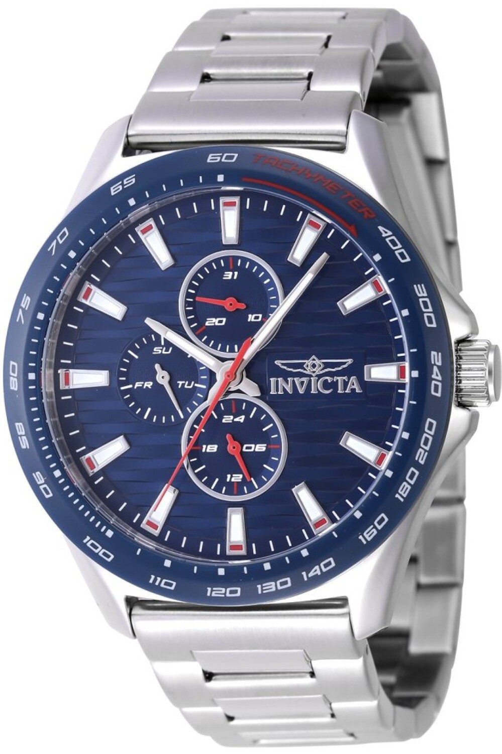 

Часы racing 47551 44 мм Invicta, серебряный