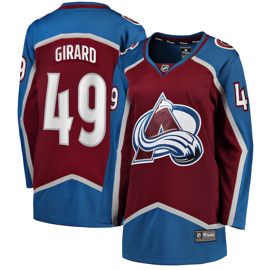 

Джерси Fanatics Branded Colorado Avalanche, бордовый