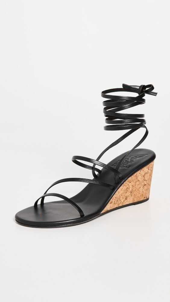 

Сандалии Ancient Greek Sandals Lithi Mid Wedges, черный