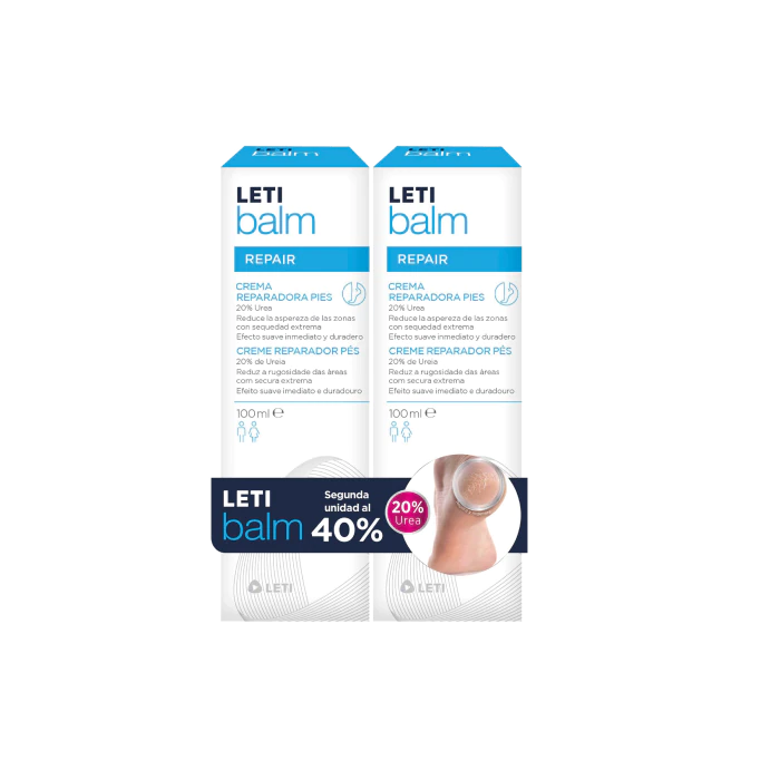 

Крем для ног LETIbalm Crema Reparadora de Pies Leti, 2 uds.