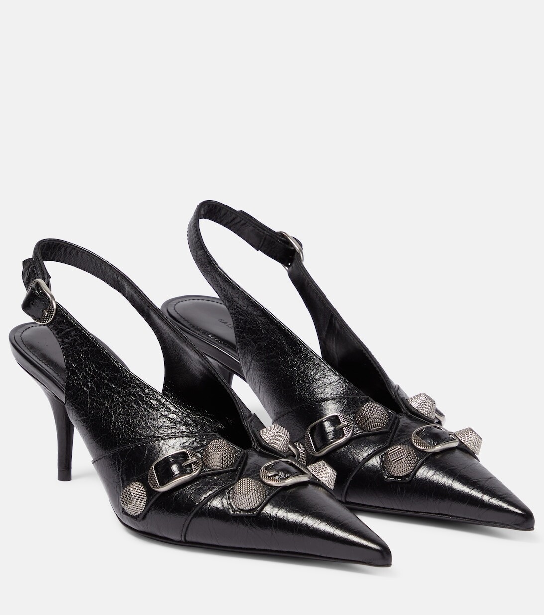 

Туфли-лодочки Cagole 70 с ремешком на пятке Balenciaga, черный