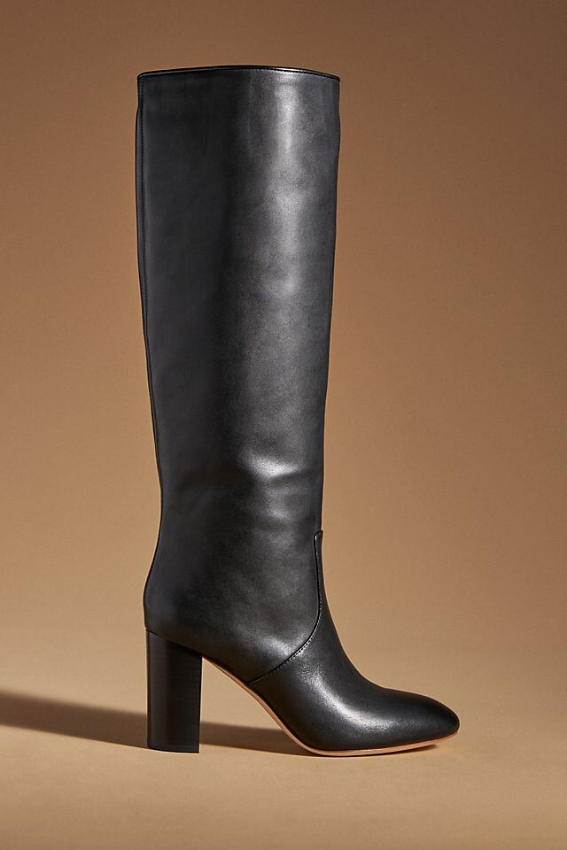 

Сапоги кожаные Loeffler Randall Goldy, черный