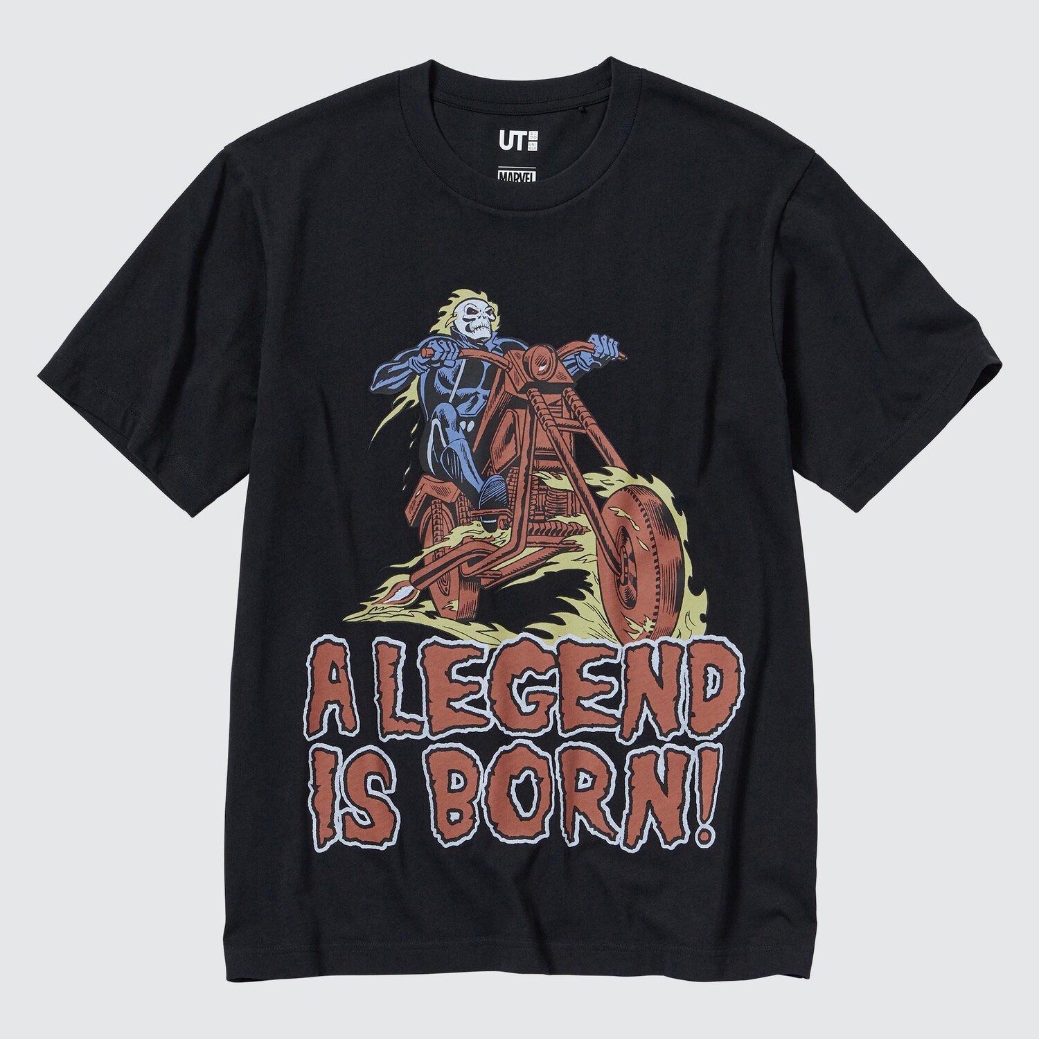 

Футболка Uniqlo Magic For All Forever Ut The Ghost Rider с принтом, черный