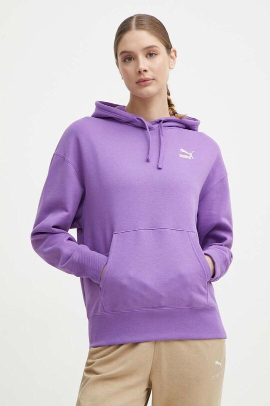 

Хлопковая толстовка Puma, фиолетовый