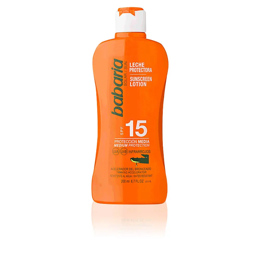 

Солнцезащитный крем Leche Protectora Solar Aloe Spf15 Babaria, 200 мл