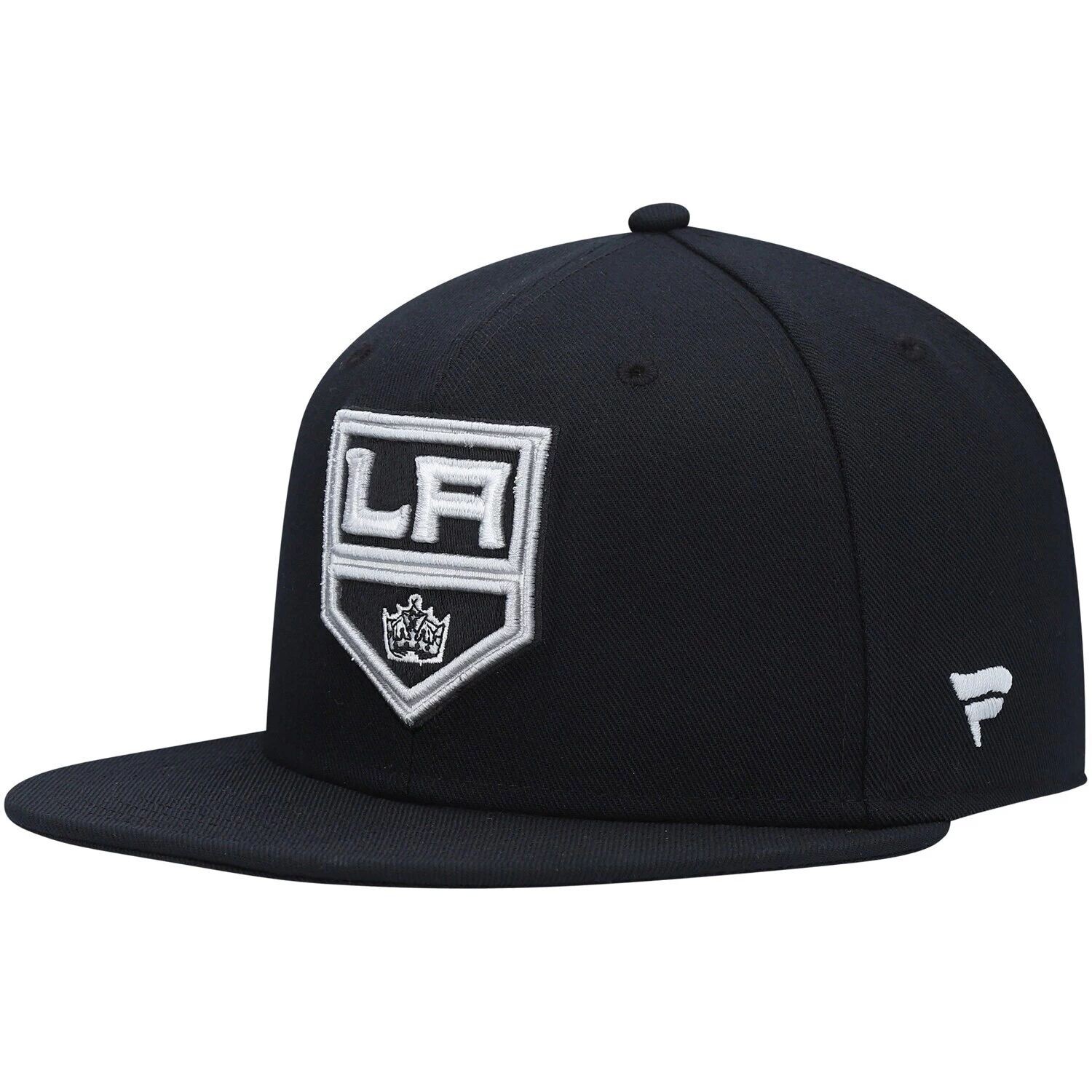 

Мужская шляпа с логотипом Fanatics черного цвета с логотипом Los Angeles Kings Core