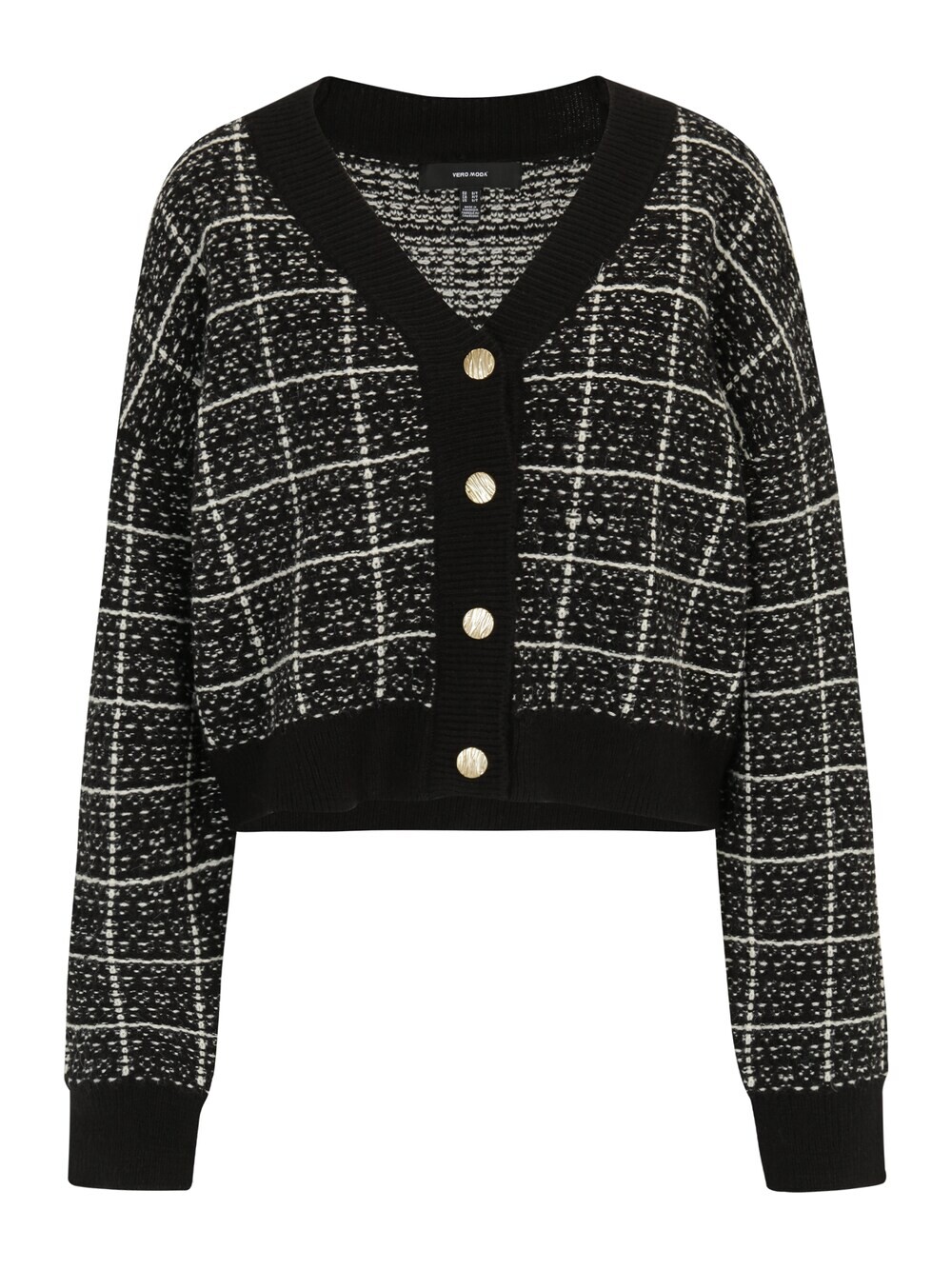 

Вязаный кардиган Vero Moda Kia, черный