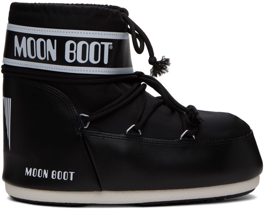 цена Черные полусапоги Icon Moon Boot, цвет Black
