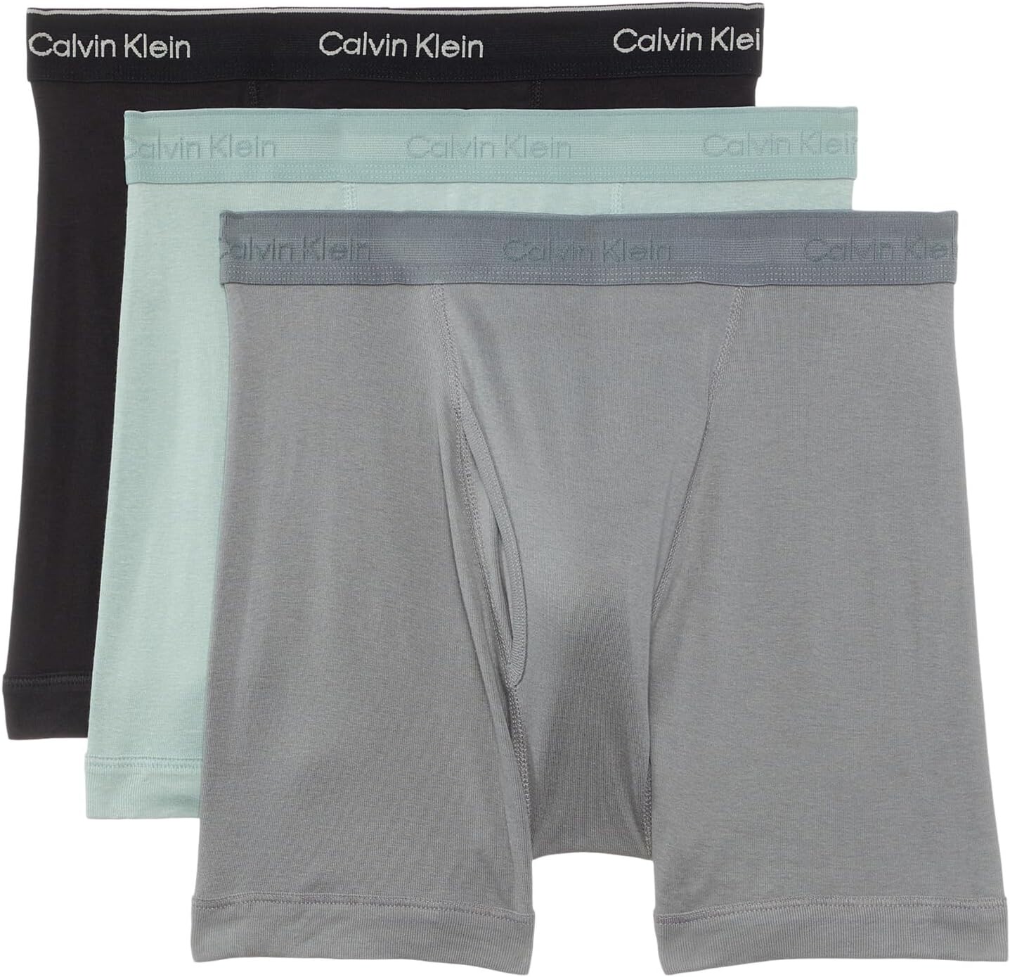 

Боксеры Calvin Klein Underwear Cotton Classics Multipack Boxer Brief, цвет Black/Shade/Convoy