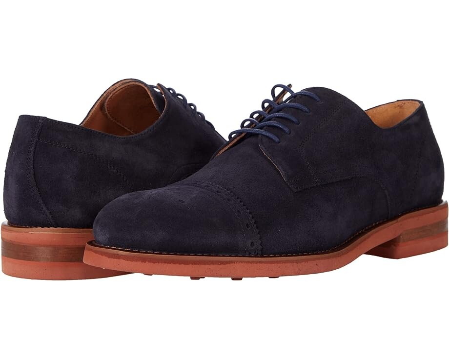 

Оксфорды Johnston & Murphy Collection Ashford Cap Toe, темно-синий