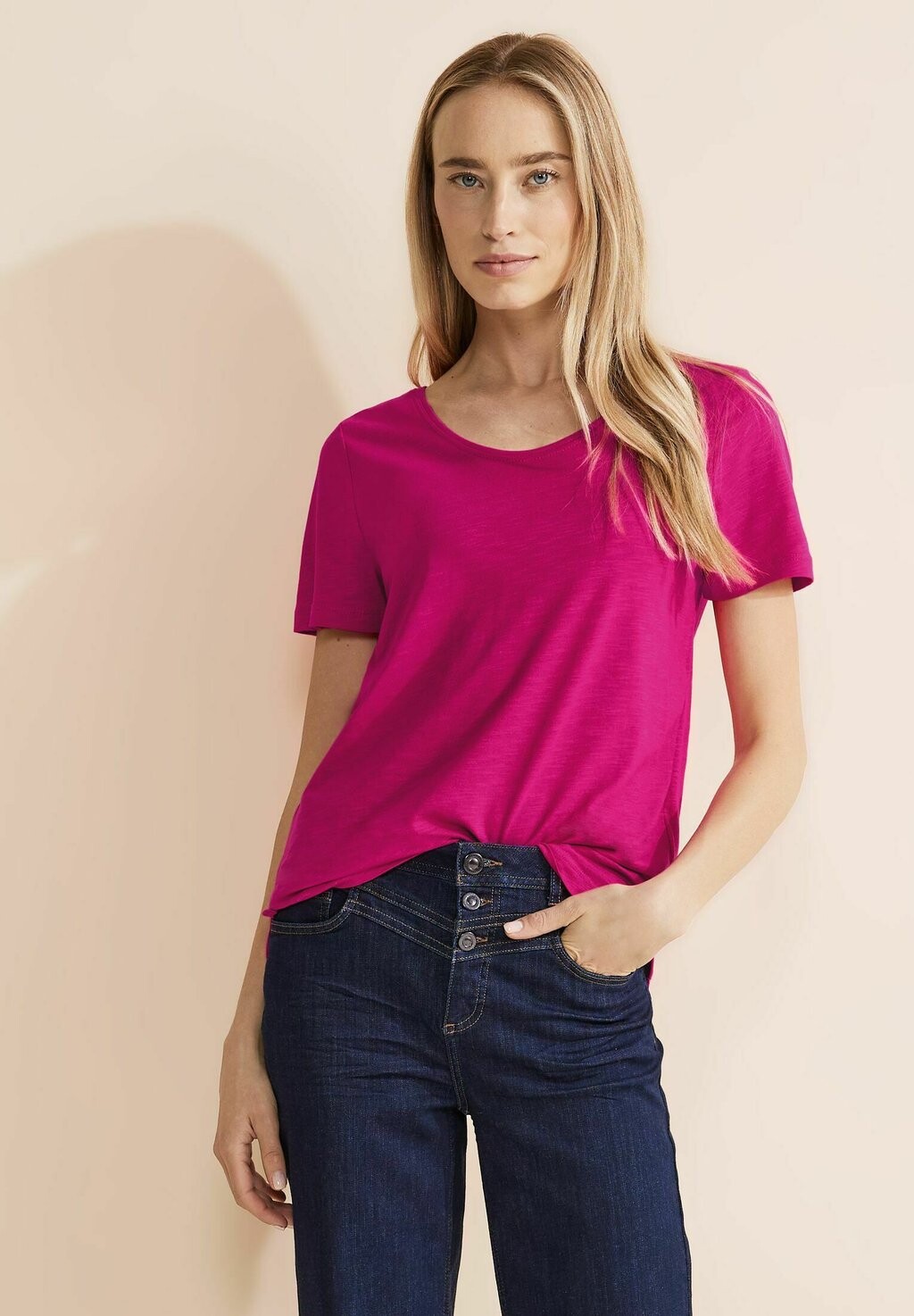 

Футболка базовая Street One, цвет pink