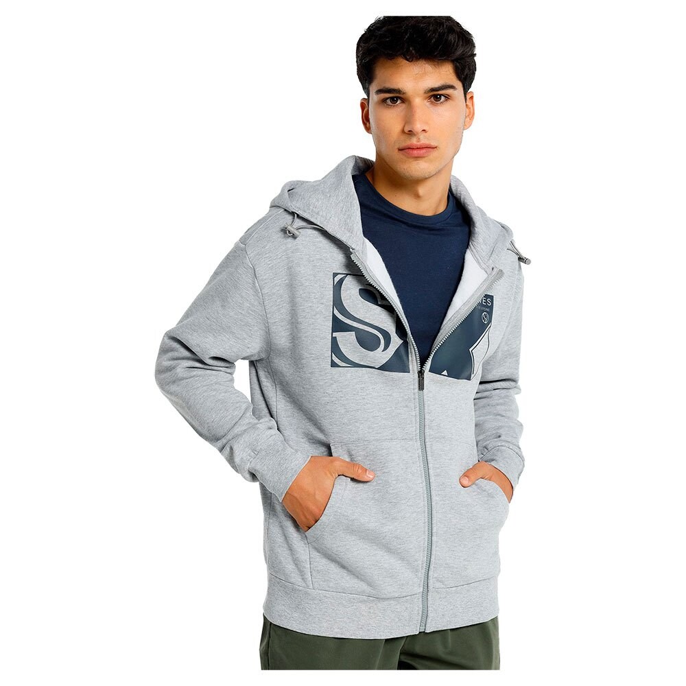 

Толстовка Six Valves Stone Full Zip, серый