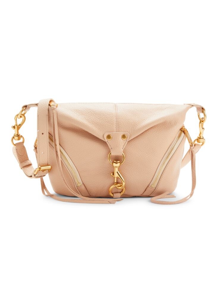 

Маленькая кожаная сумка через плечо Julian Rebecca Minkoff, бежевый