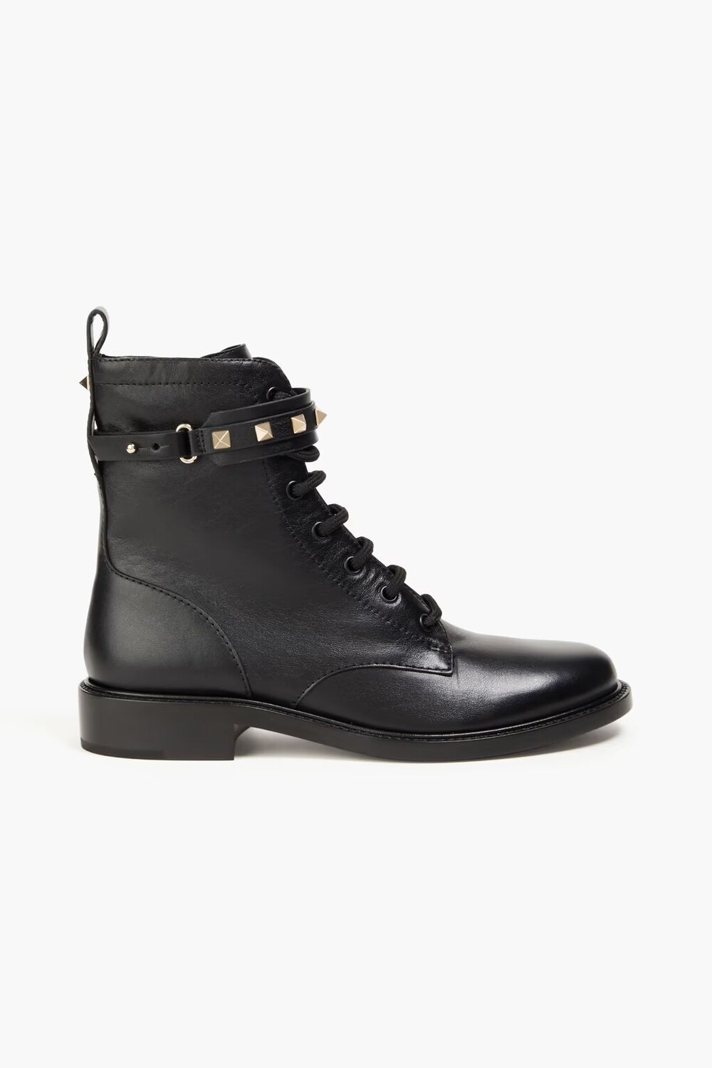 

Кожаные ботильоны Rockstud Valentino Garavani, черный