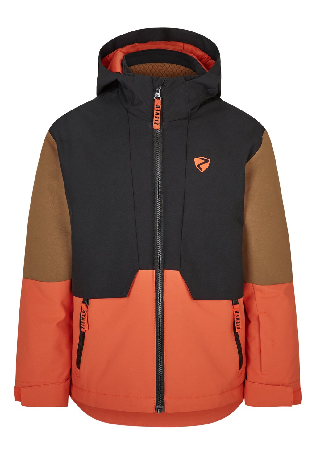 Сноубордическая куртка Ziener, цвет burnt orange сноубордическая куртка ziener цвет burnt orange