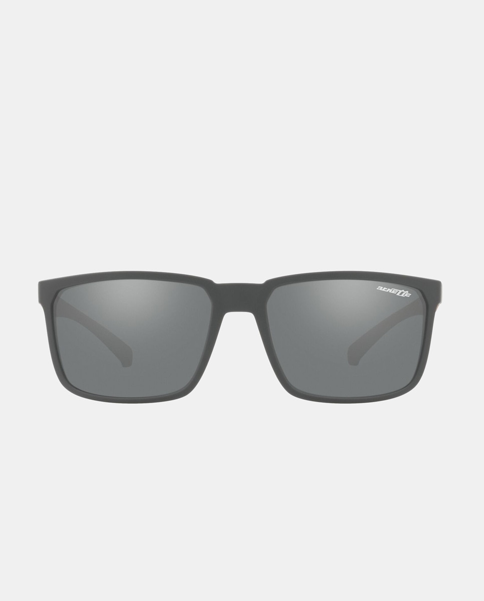 Прямоугольные серые мужские солнцезащитные очки Arnette, серый очки view solace зеркальные линзы сиреневый