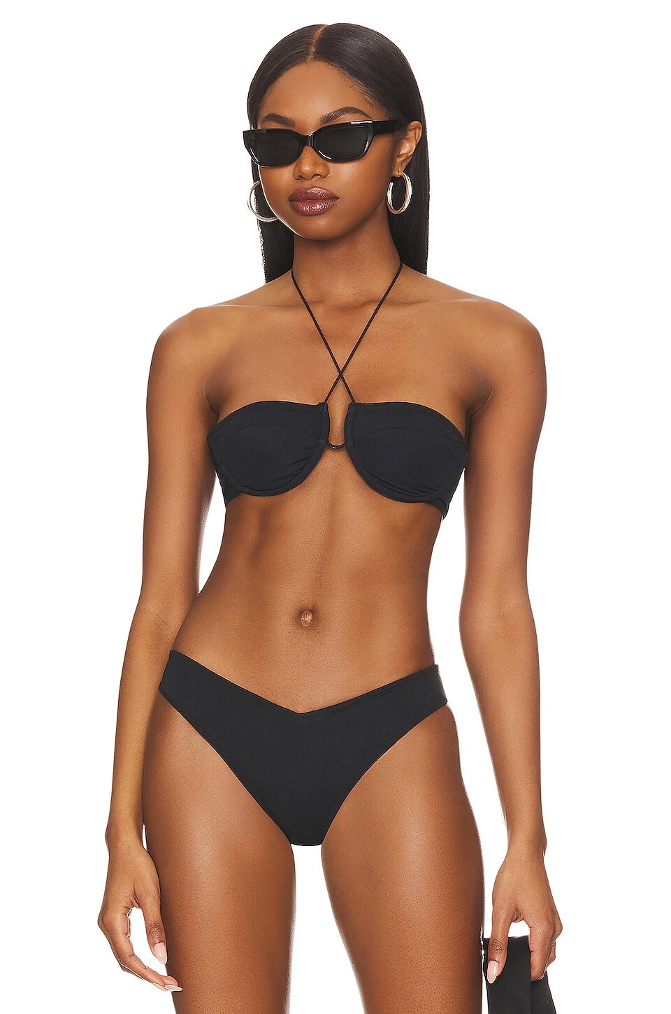 

Топ бикини Solid & Striped Adriana, цвет Blackout