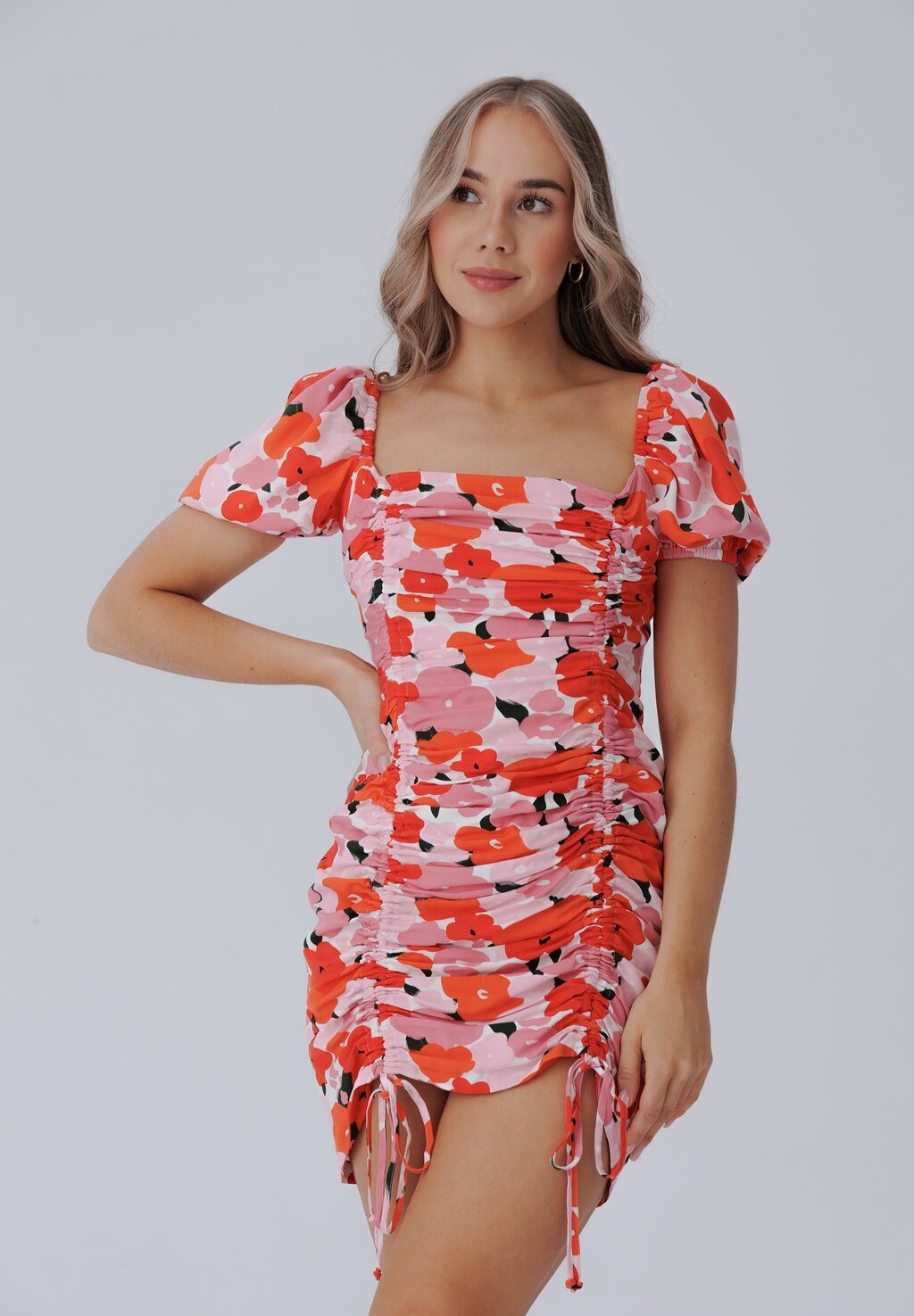 

Повседневное платье NARSIS FLOWERS Laurella, цвет orange