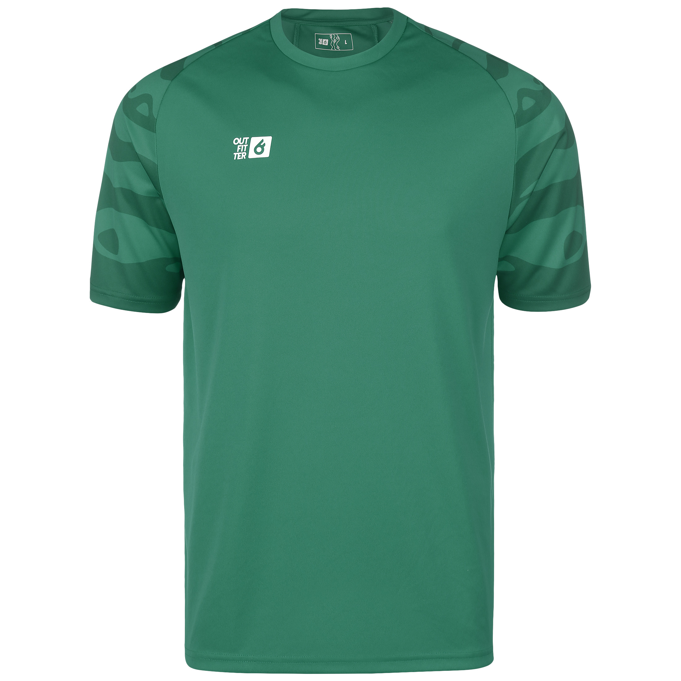 цена Рубашка OUTFITTER Trikot OCEAN FABRICS TAHI Match Jersey KAO, зеленый