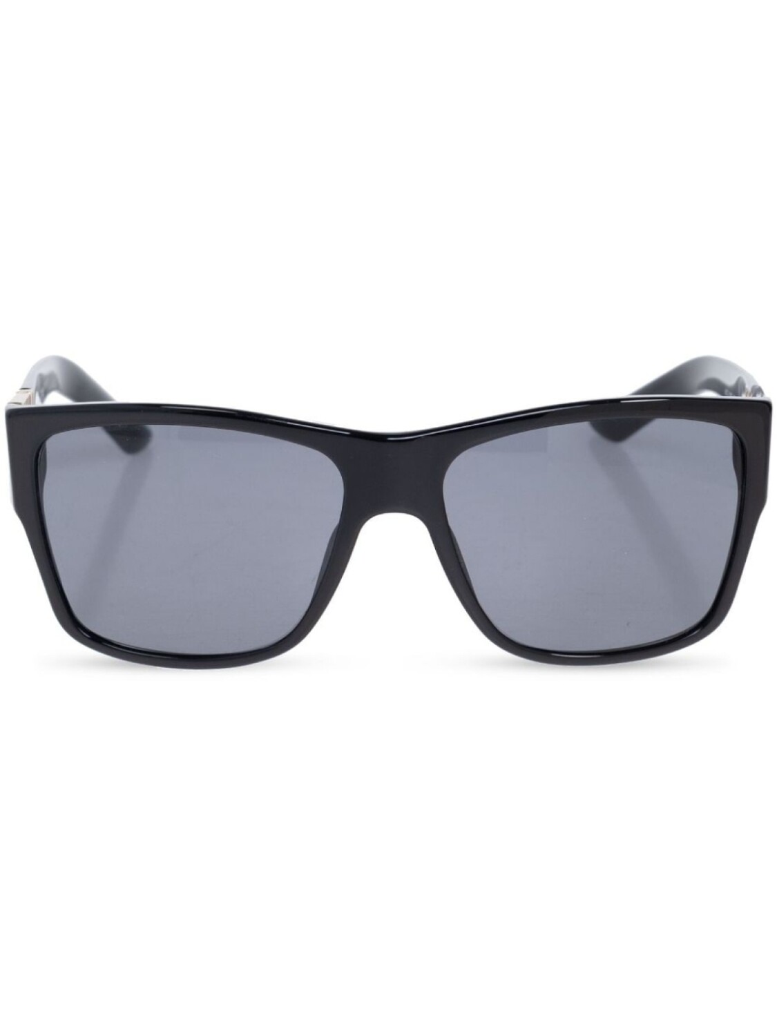 

Versace Eyewear солнцезащитные очки в квадратной оправе с декором Greca, черный