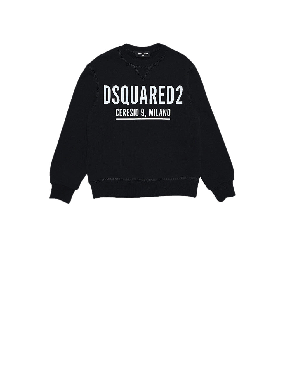 

Детская хлопковая толстовка унисекс с логотипом бренда спереди Dsquared