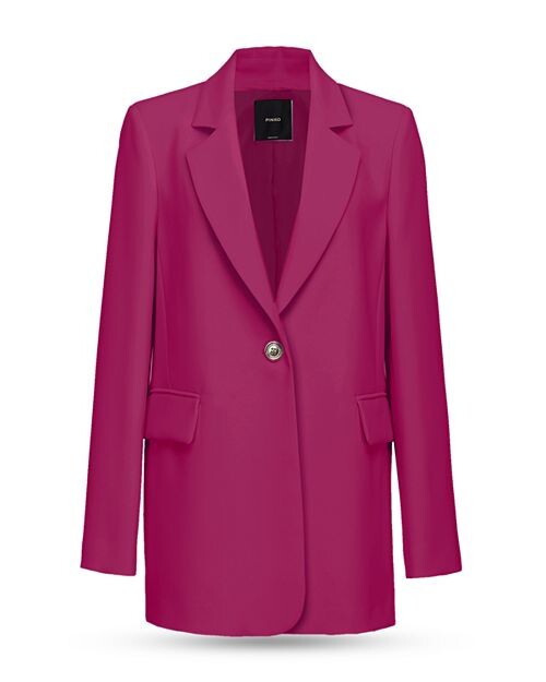 

Прямой креповый пиджак Gaeta PINKO, цвет Pink