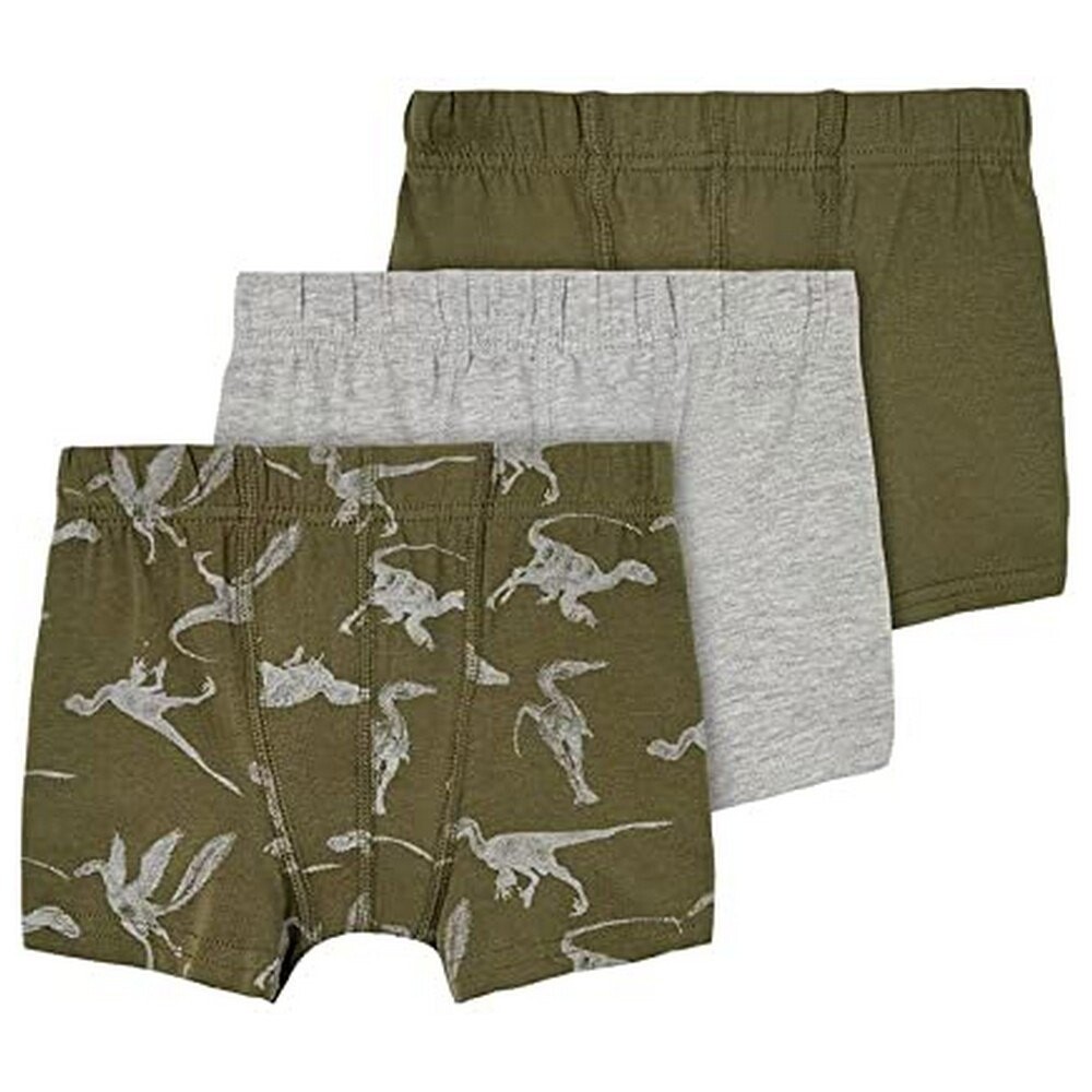 

Боксеры Name It Tights Olive Night Dino 3 Units, разноцветный