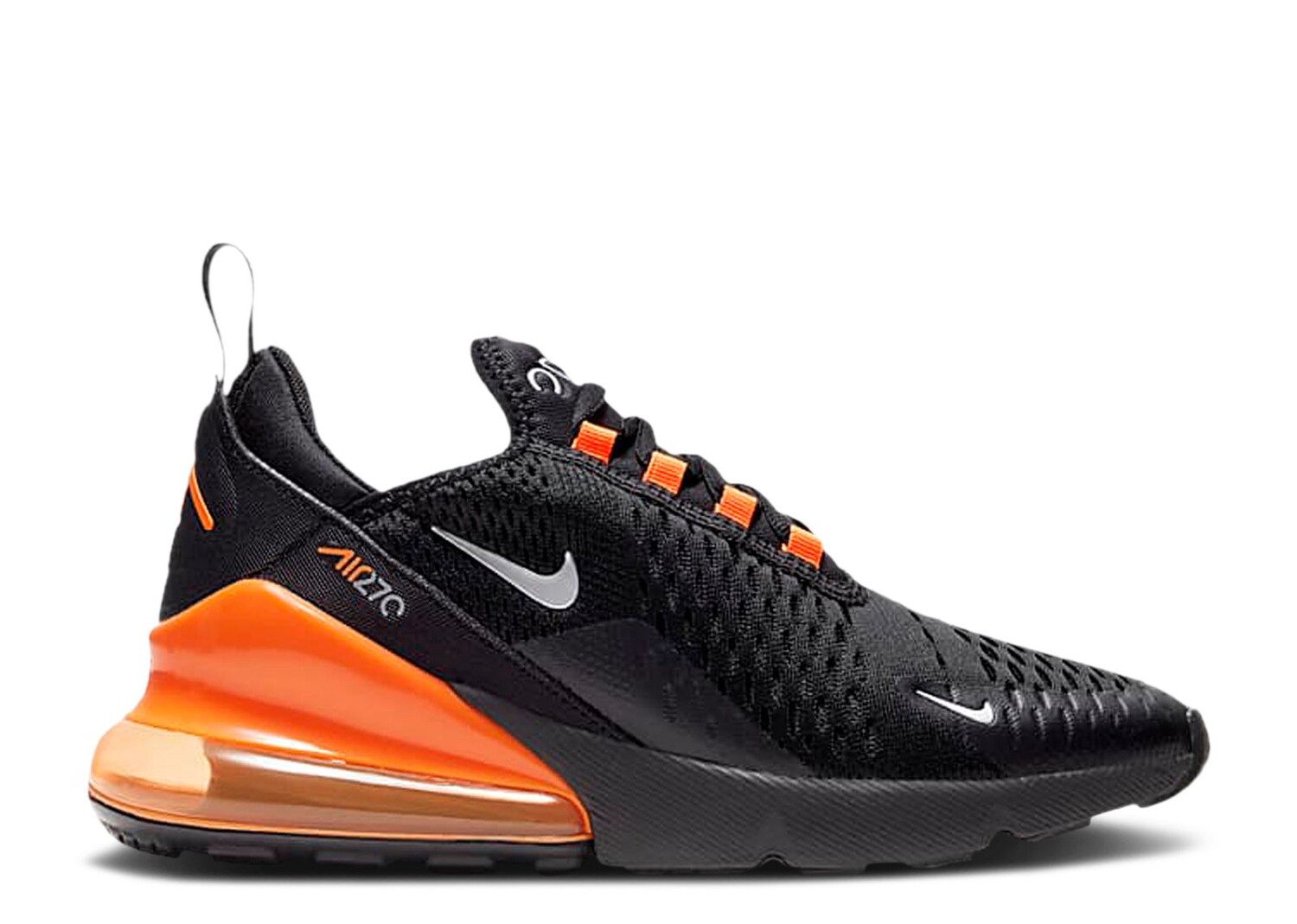 

Кроссовки Nike Air Max 270 Gs 'Black Total Orange', черный