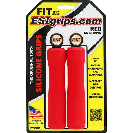 цена FIT XC Ручка для горного велосипеда ESI Grips, красный