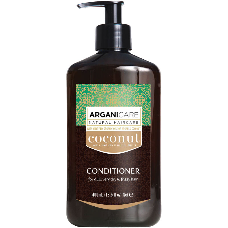 Кондиционер для волос с кокосом Arganicare, 400 мл кондиционер с кокосовым маслом для вьющихся волос 385мл maui moisture